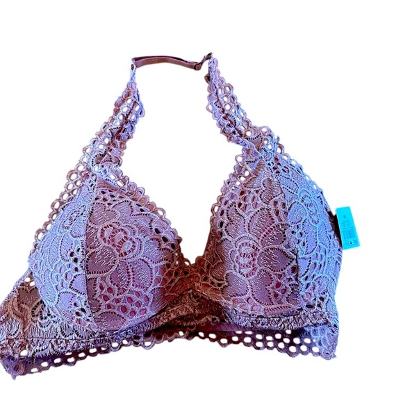 Lavender Lace Padded Underwire Bra Medium 32/34 B/C NWT - Picture 1 of 6